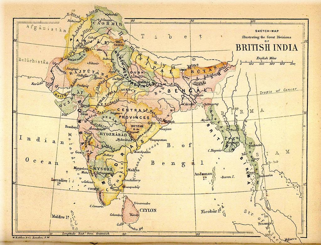 1880 British India