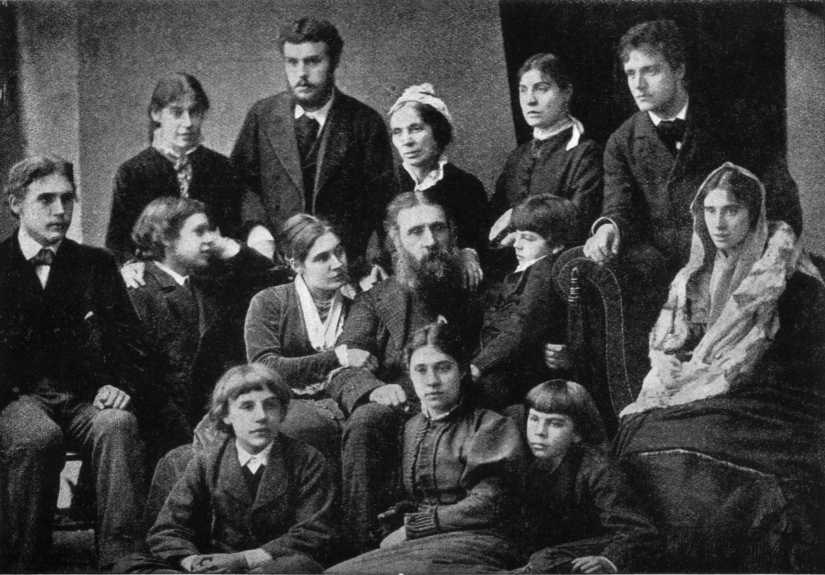 George MacDonald, with wife and family, ca. 1876